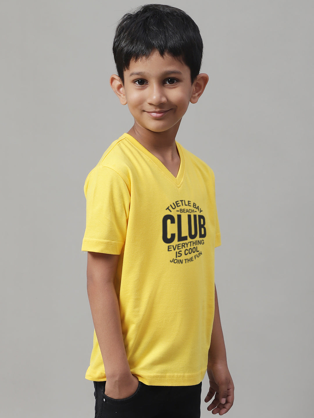 Boys Club Half Sleeves Printed T-Shirt - Friskers
