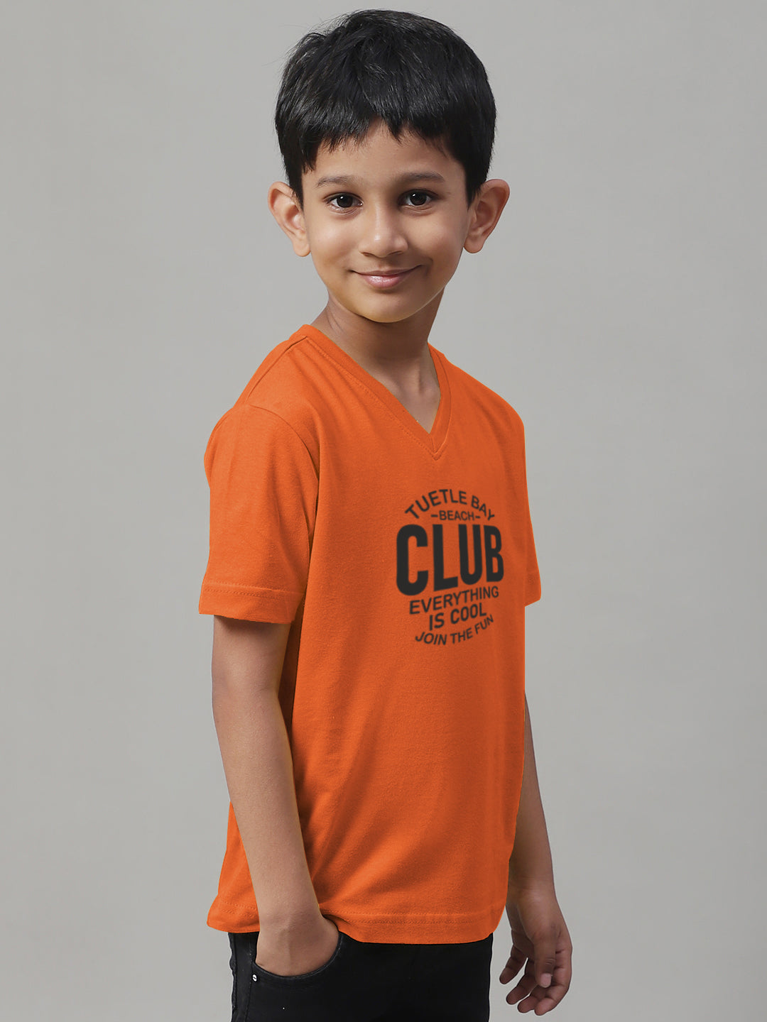 Boys Club Half Sleeves Printed T-Shirt - Friskers