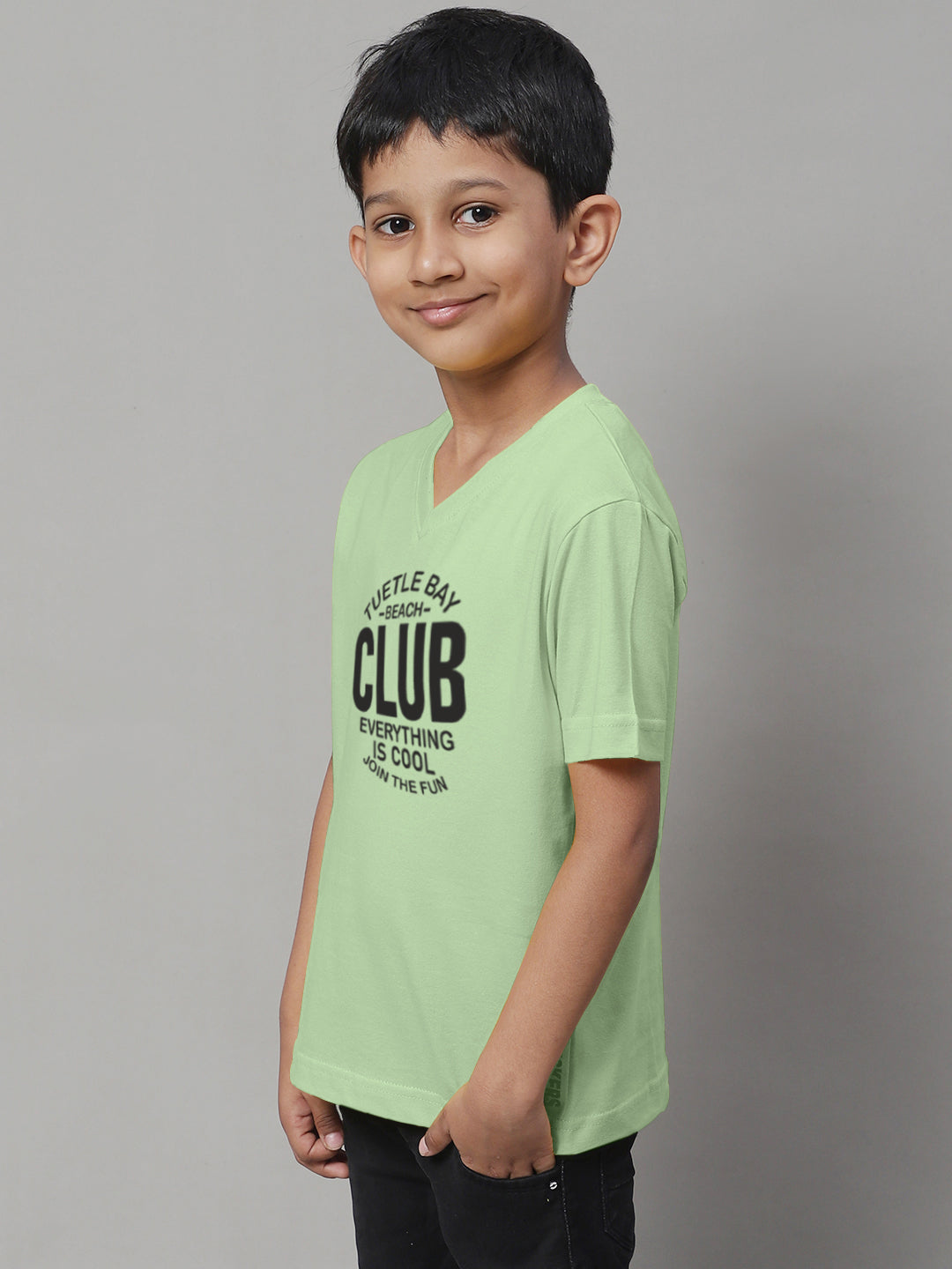 Boys Club Half Sleeves Printed T-Shirt - Friskers