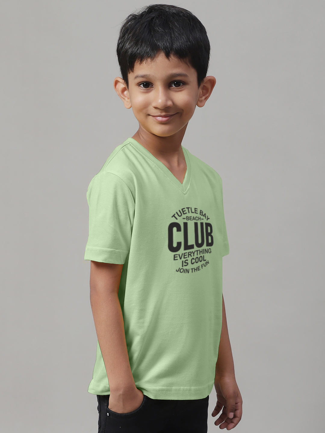 Boys Club Half Sleeves Printed T-Shirt - Friskers