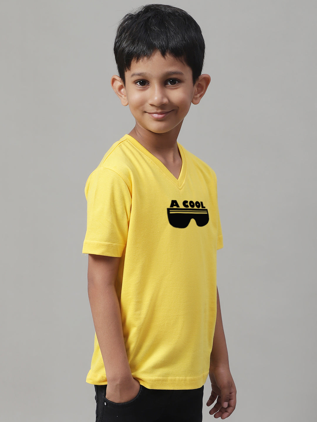 Boys Cool Half Sleeves Printed T-Shirt - Friskers