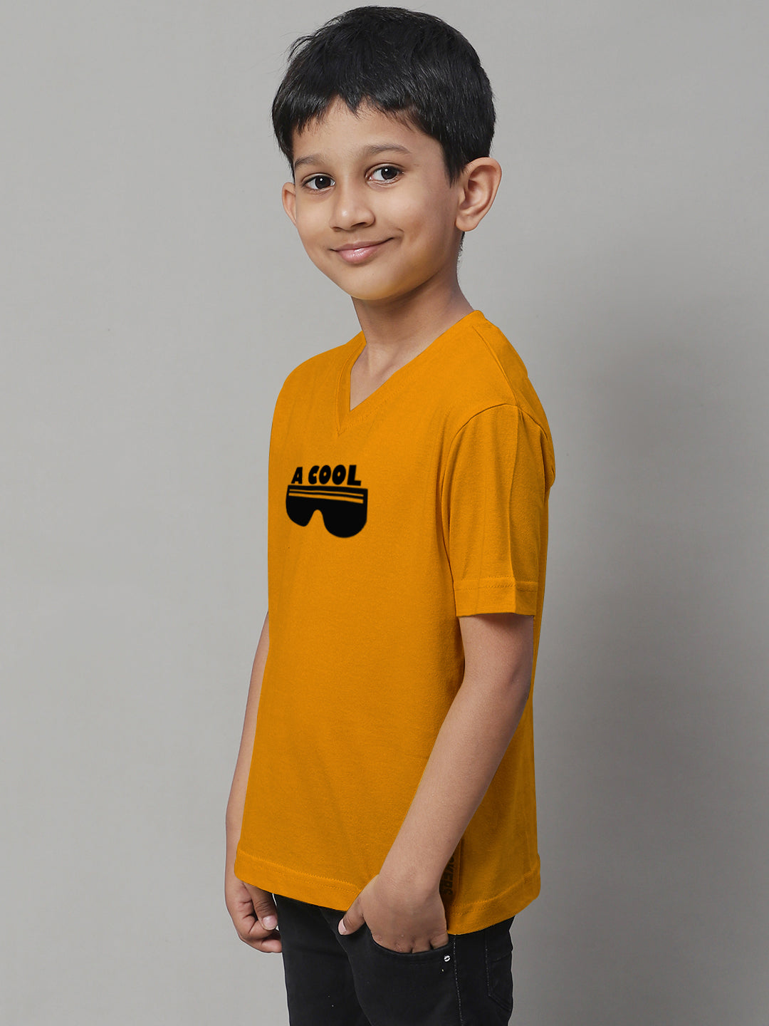 Boys Cool Half Sleeves Printed T-Shirt - Friskers