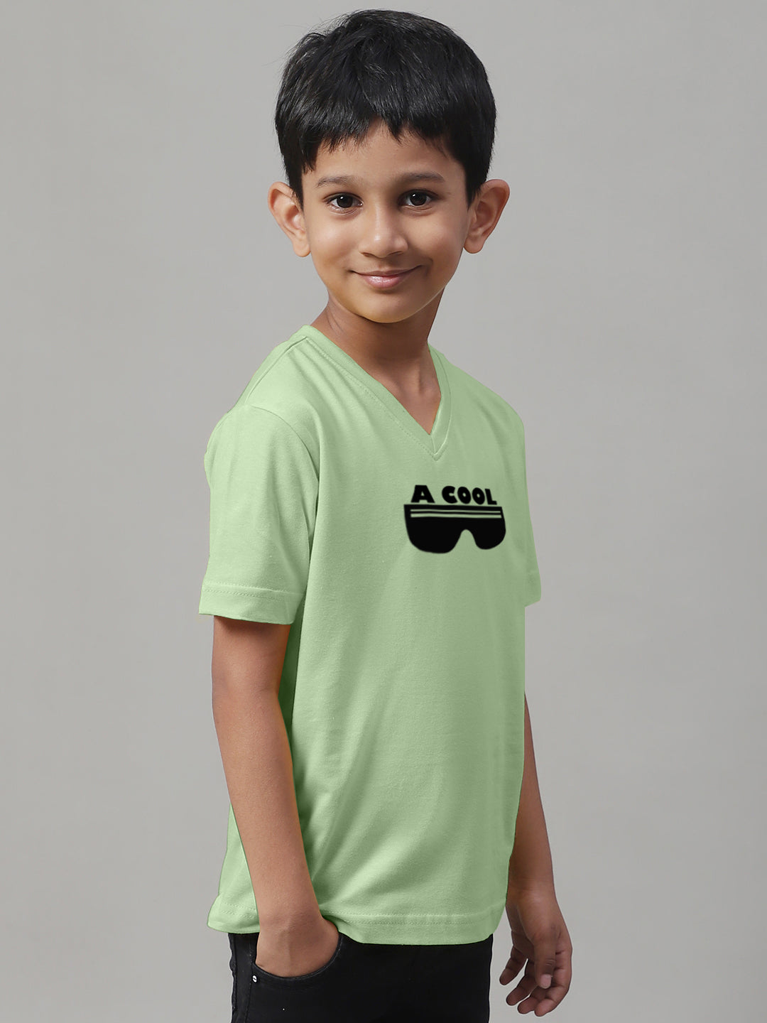 Boys Cool Half Sleeves Printed T-Shirt - Friskers