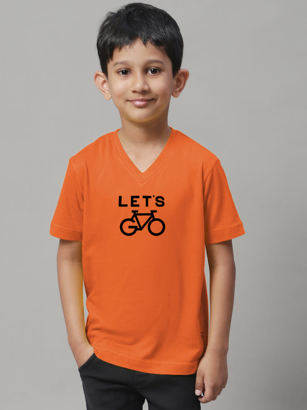 Boys Lets Half Sleeves Printed T-Shirt - Friskers