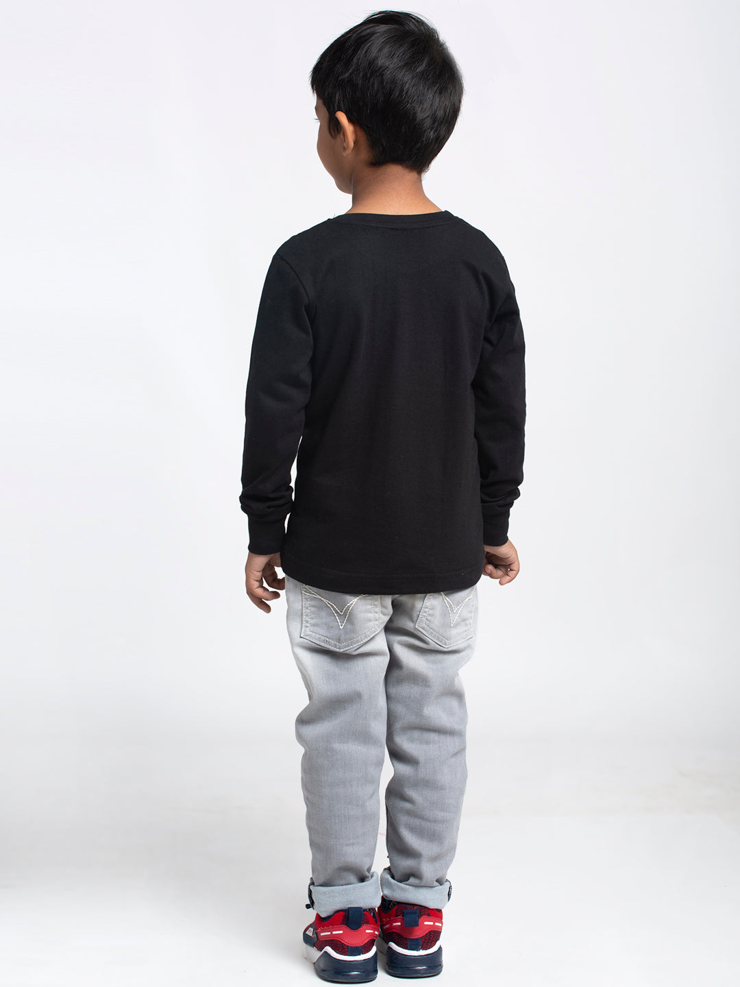 Kids Cool Vibes printed full sleeves t-shirt - Friskers