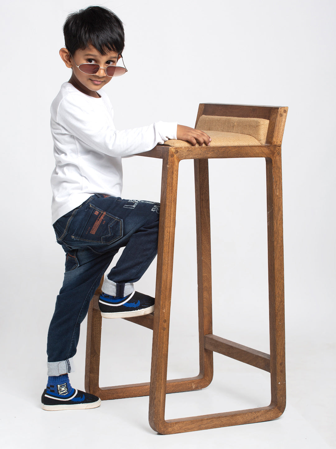 Kids Smile printed full sleeves t-shirt - Friskers