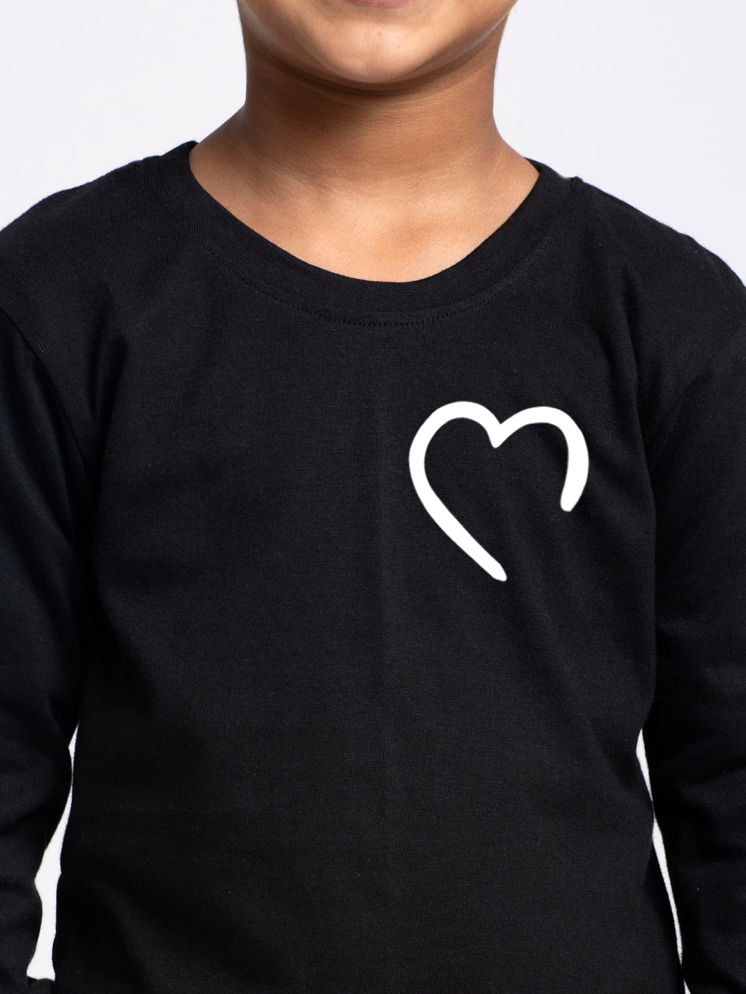 Kids Heart printed full sleeves t-shirt - Friskers