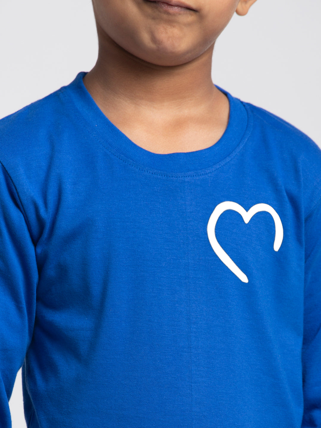 Kids Heart printed full sleeves t-shirt - Friskers