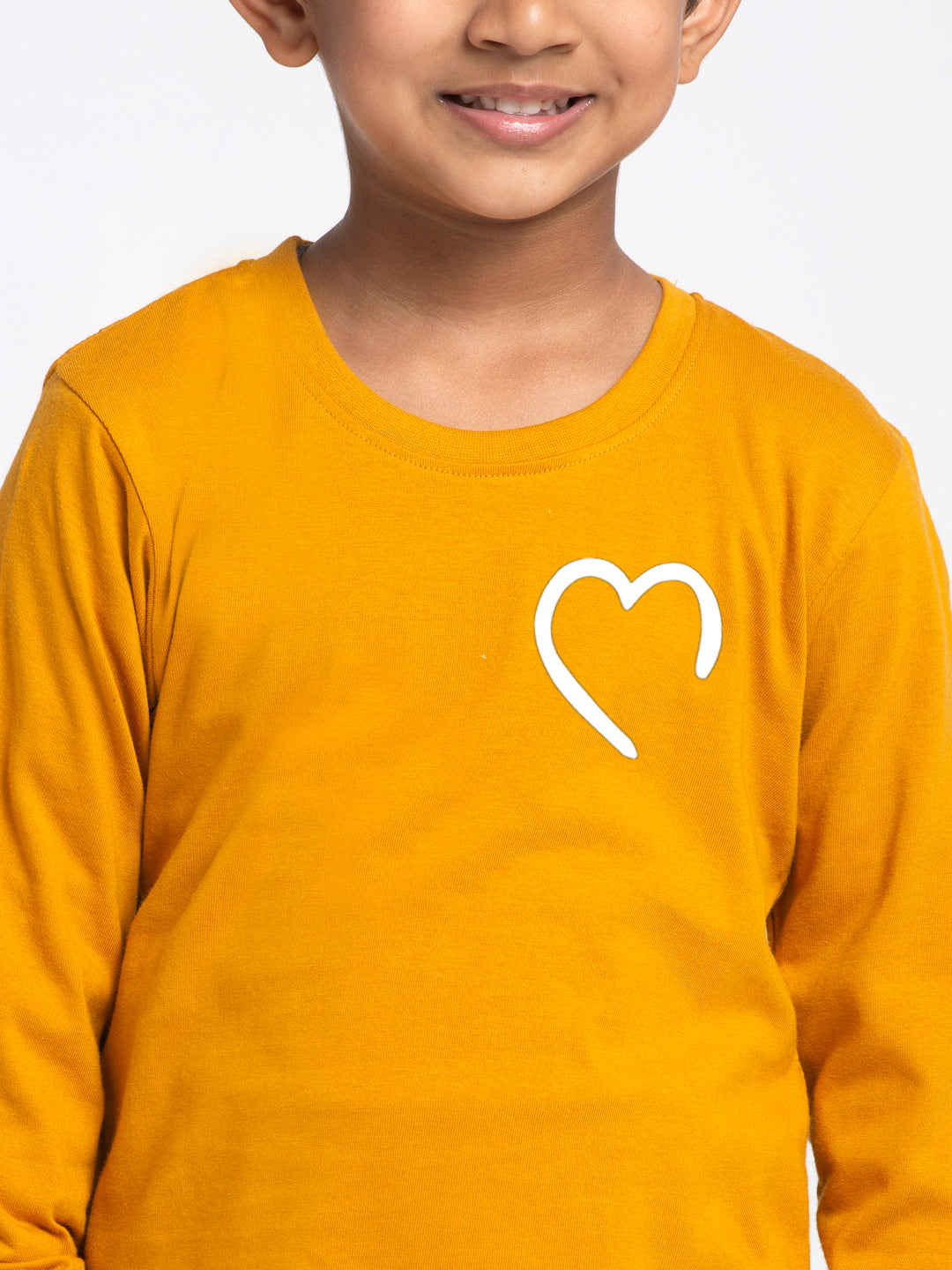 Kids Heart printed full sleeves t-shirt - Friskers