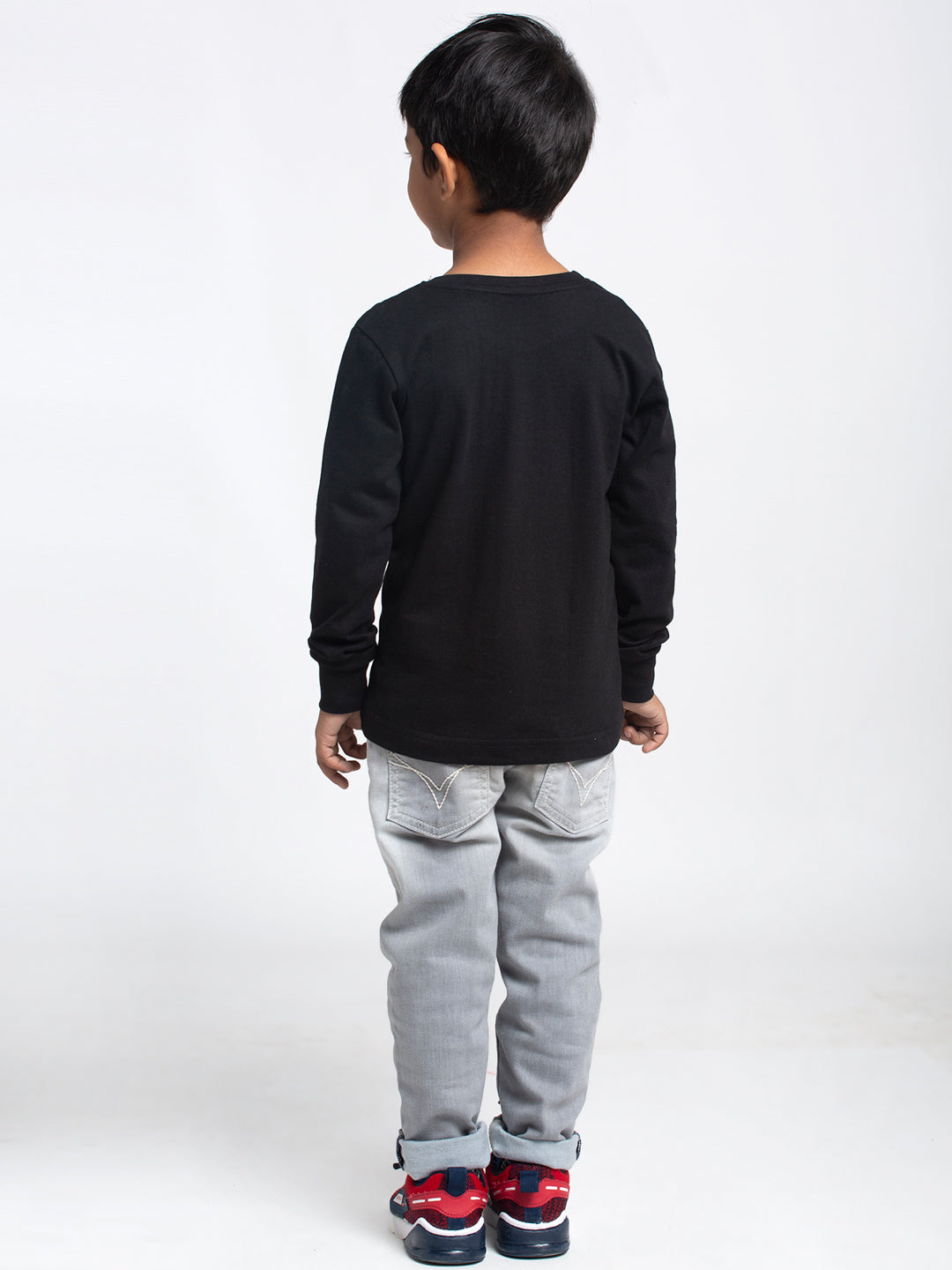 Kids Brooklyn printed full sleeves t-shirt - Friskers