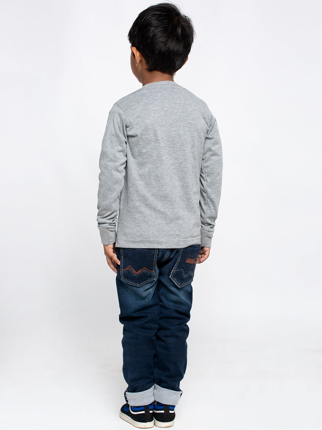 Kids Its Never Too Late For Fun printed full sleeves t-shirt - Friskers
