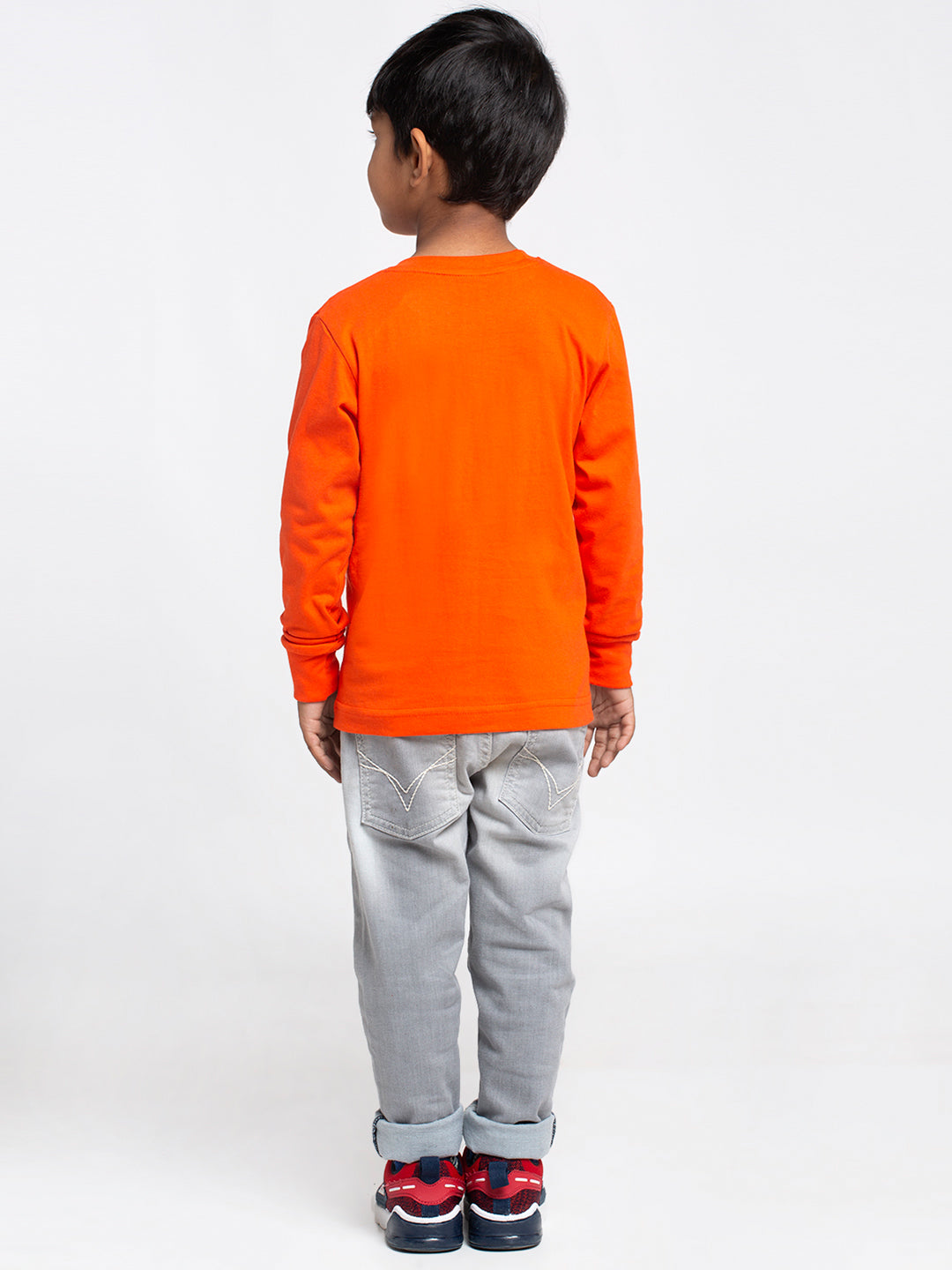 Kids Its Never Too Late For Fun printed full sleeves t-shirt - Friskers