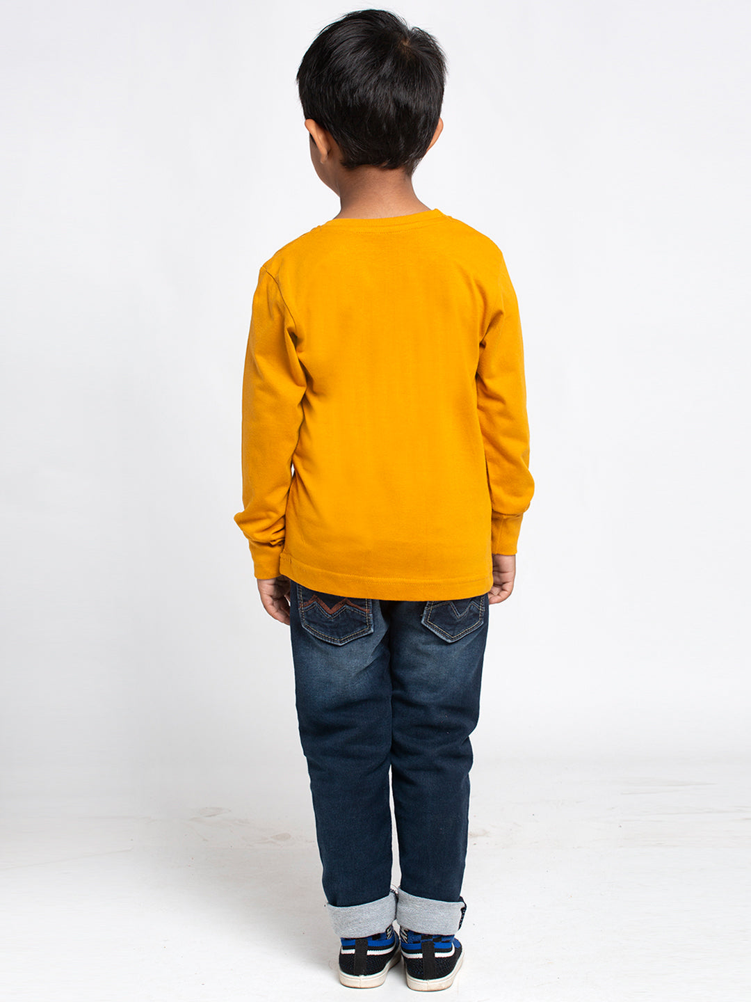 Kids Its Never Too Late For Fun printed full sleeves t-shirt - Friskers