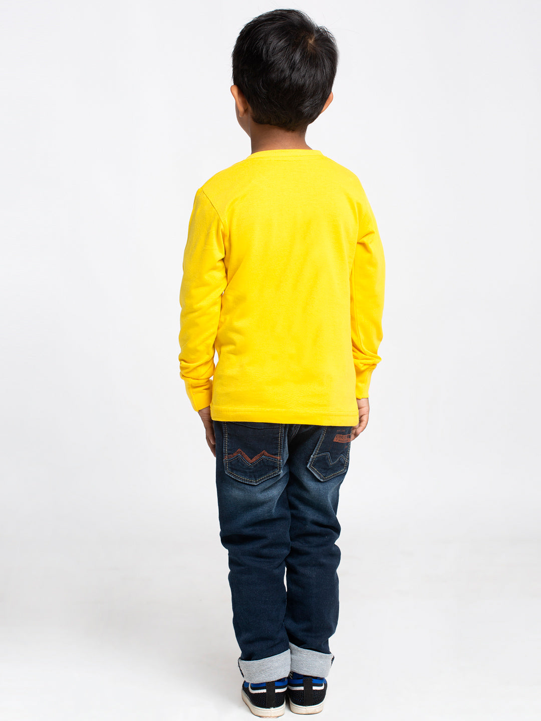 Kids Smiley printed full sleeves t-shirt - Friskers