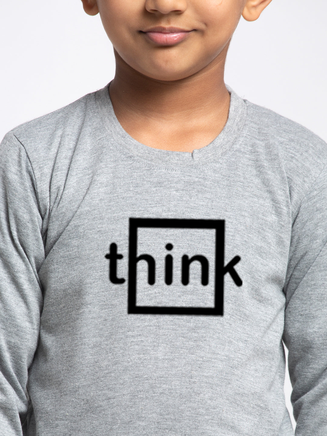 Kids Think printed full sleeves t-shirt - Friskers