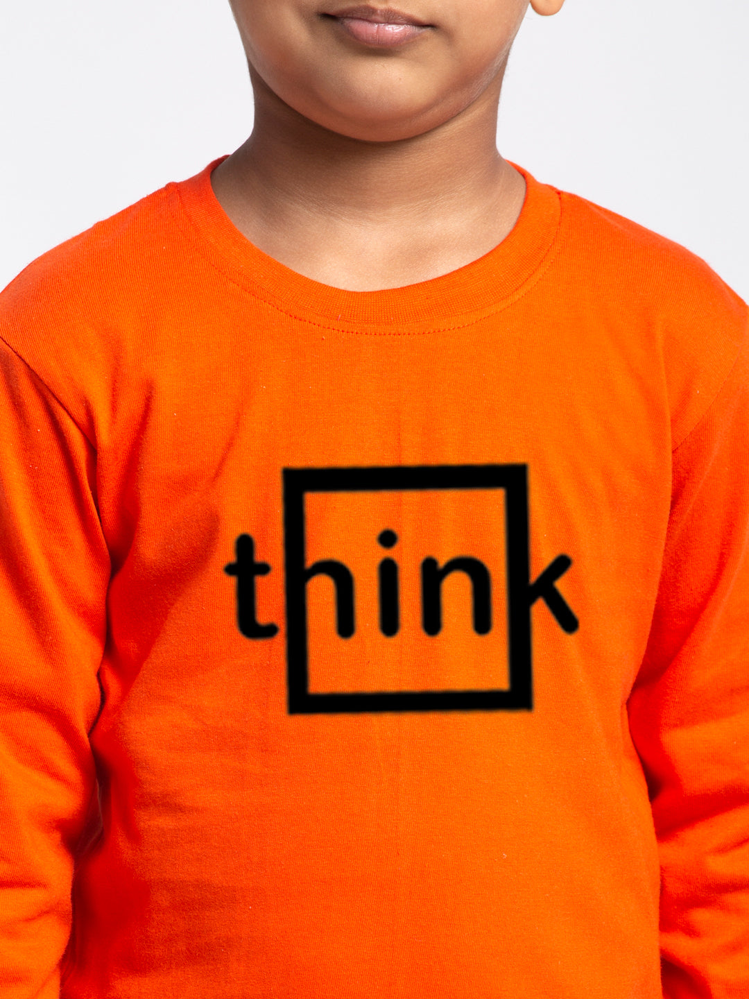 Kids Think printed full sleeves t-shirt - Friskers