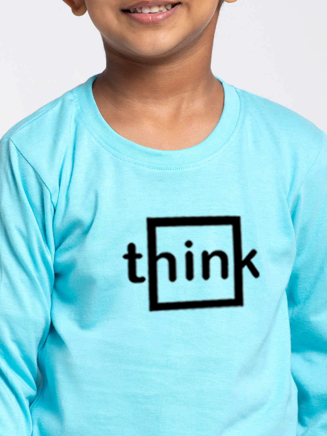 Kids Think printed full sleeves t-shirt - Friskers