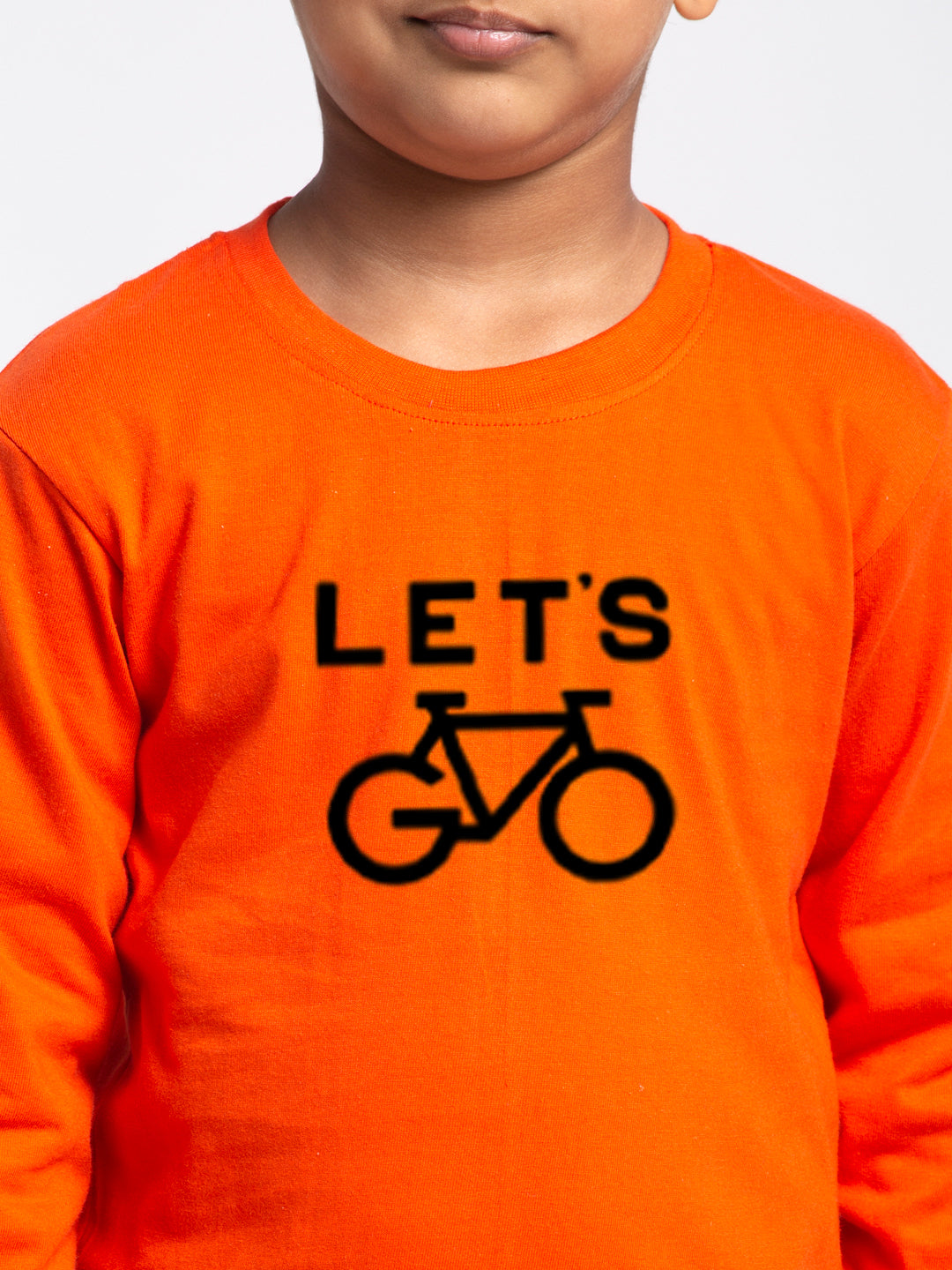 Kids Lets printed full sleeves t-shirt - Friskers