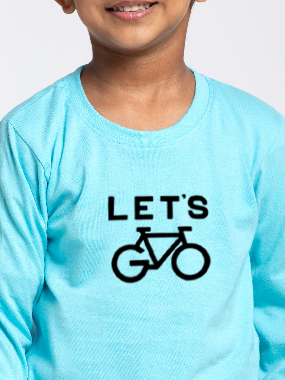 Kids Lets printed full sleeves t-shirt - Friskers