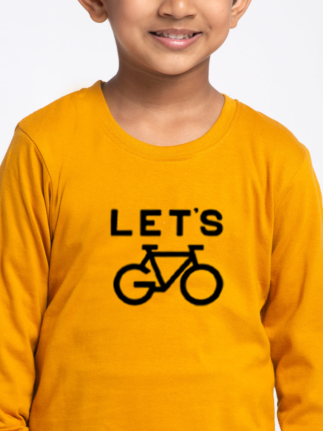 Kids Lets printed full sleeves t-shirt - Friskers