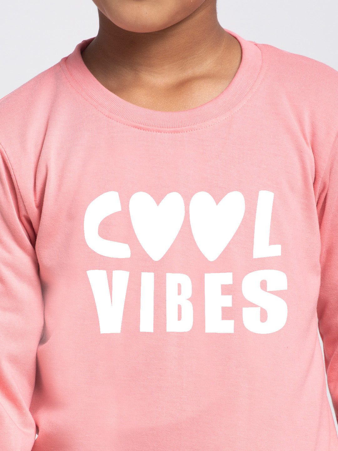 Kids cool vibes printed full sleeves t-shirt - Friskers