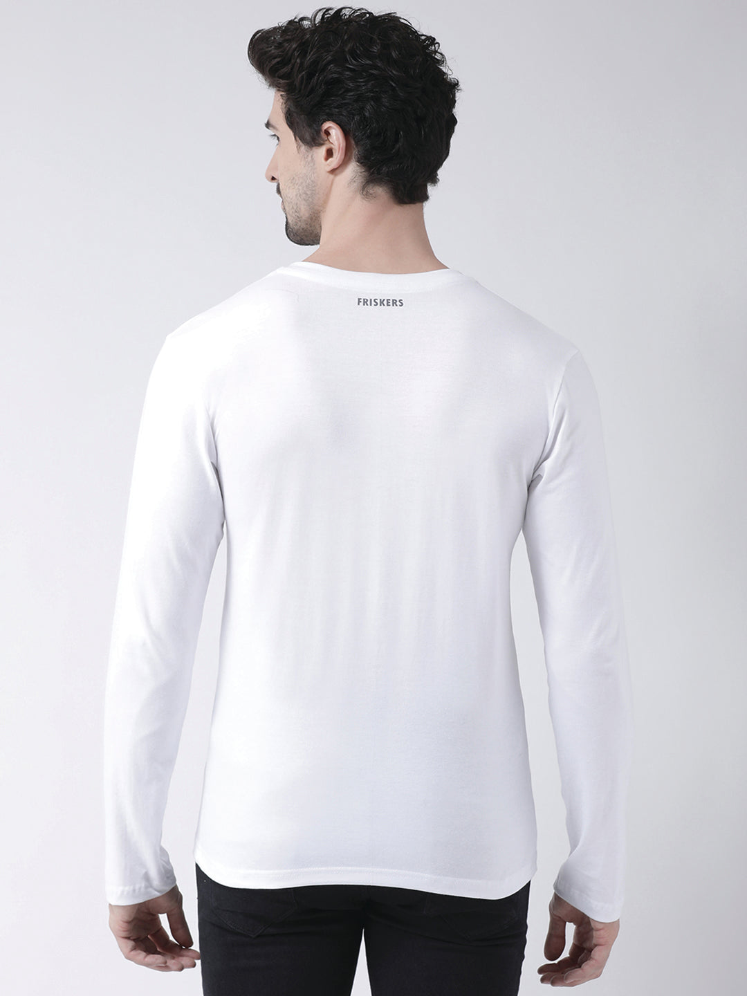 Men's Pure Cotton Regular Fit V Neck T-Shirt - Friskers
