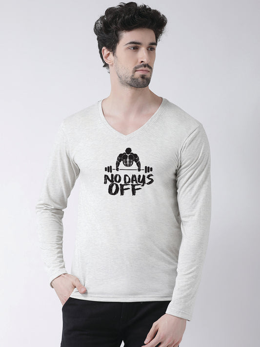 Men's No Days Off Regular Fit V Neck T-Shirt - Friskers