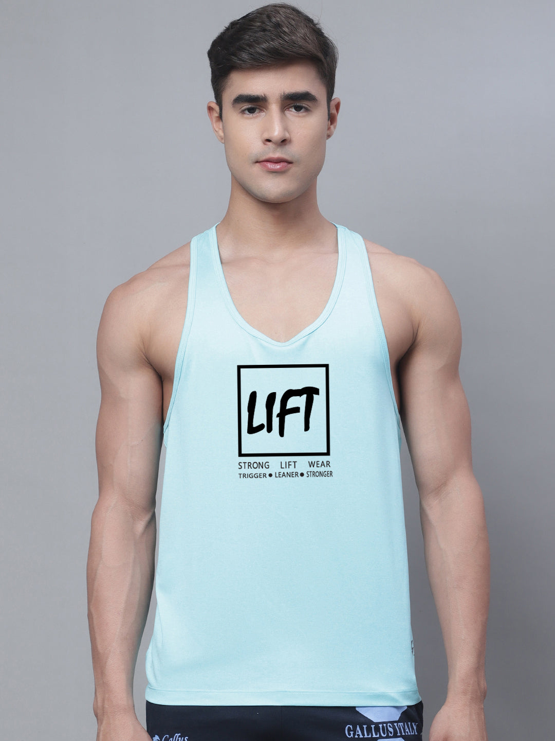 Sports Printed Regular Fit Polyster Vest - Friskers