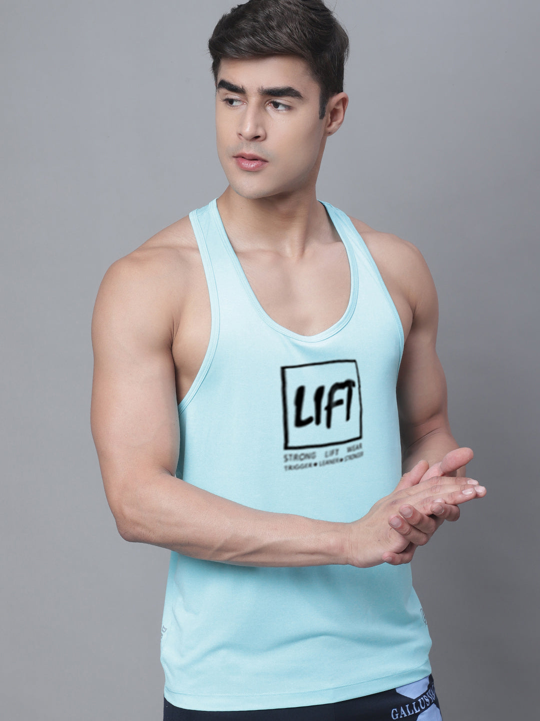 Sports Printed Regular Fit Polyster Vest - Friskers