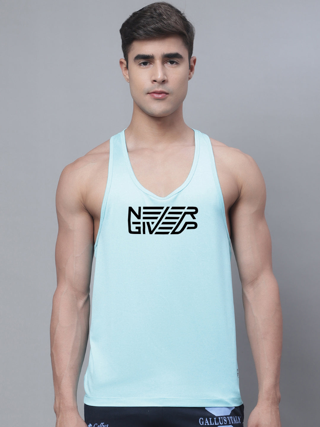 Sports Printed Regular Fit Polyster Vest - Friskers