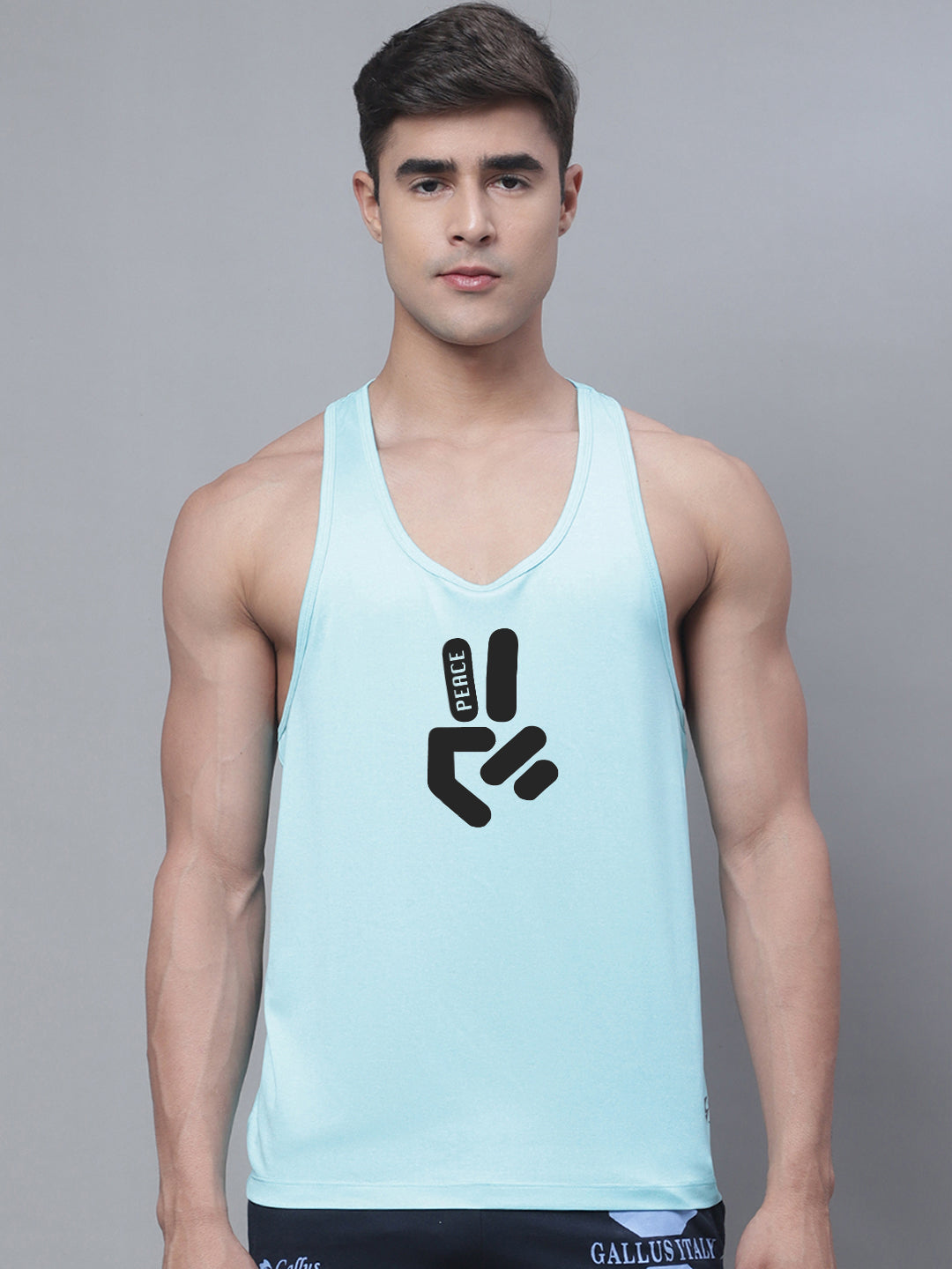 Sports Printed Training Polyster Gym Vest - Friskers