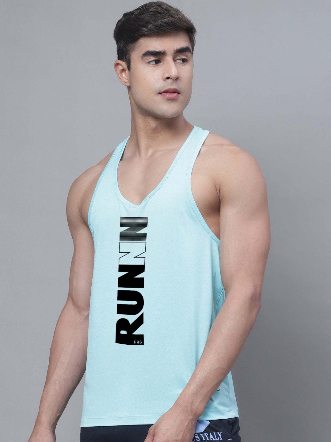 Sports Printed Regular Fit Polyster Vest - Friskers