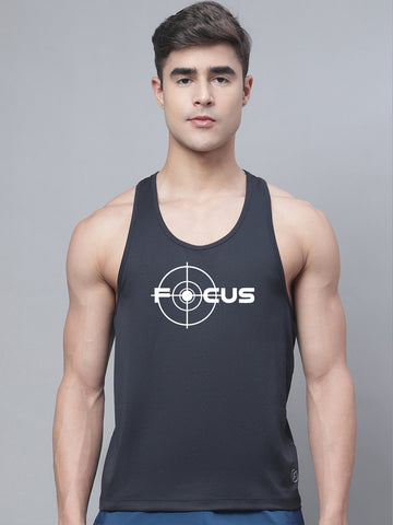 Men Printed Polyster Sports Gym Vest - Friskers