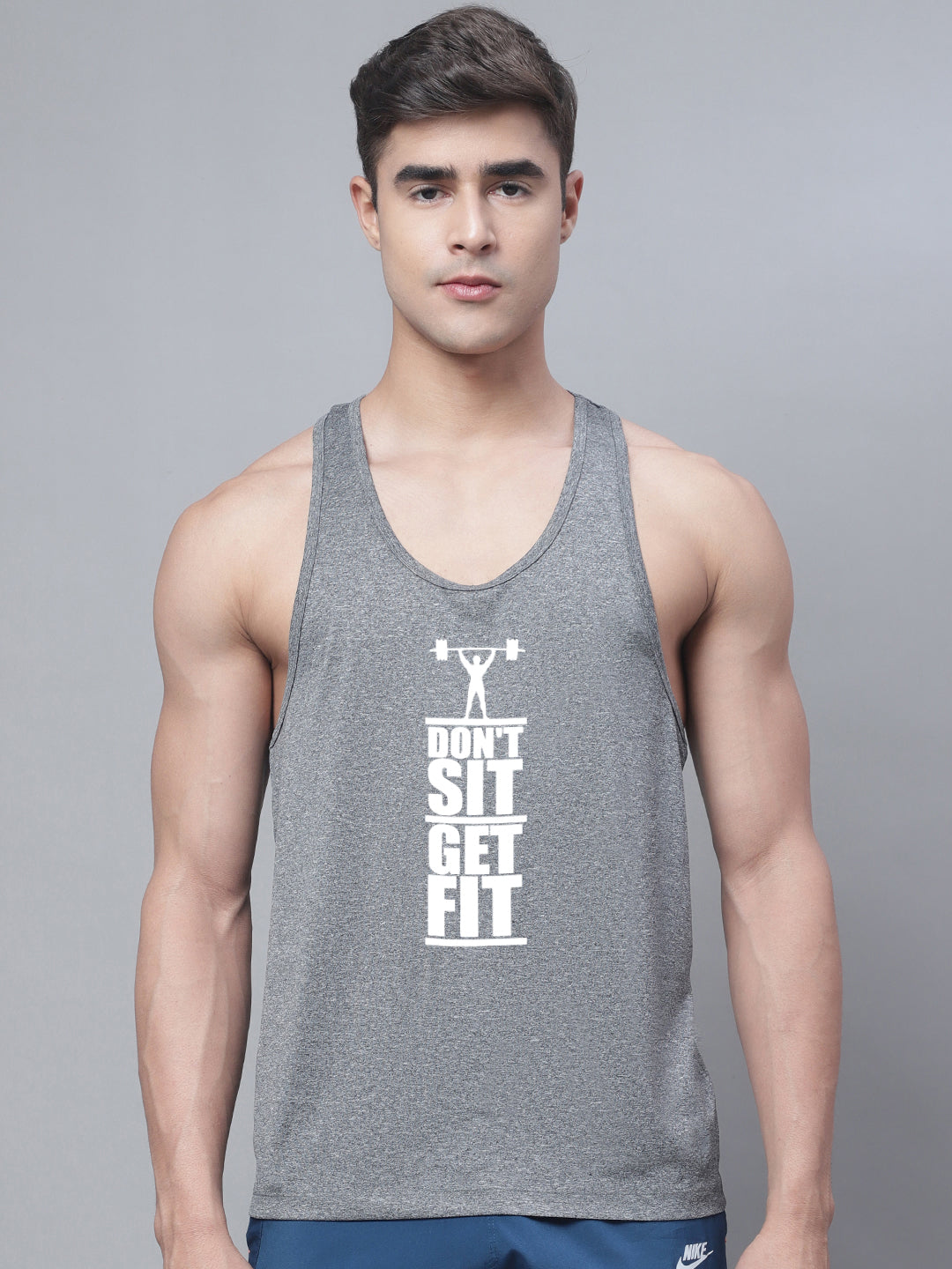 Sports Printed Regular Fit Polyster Vest - Friskers