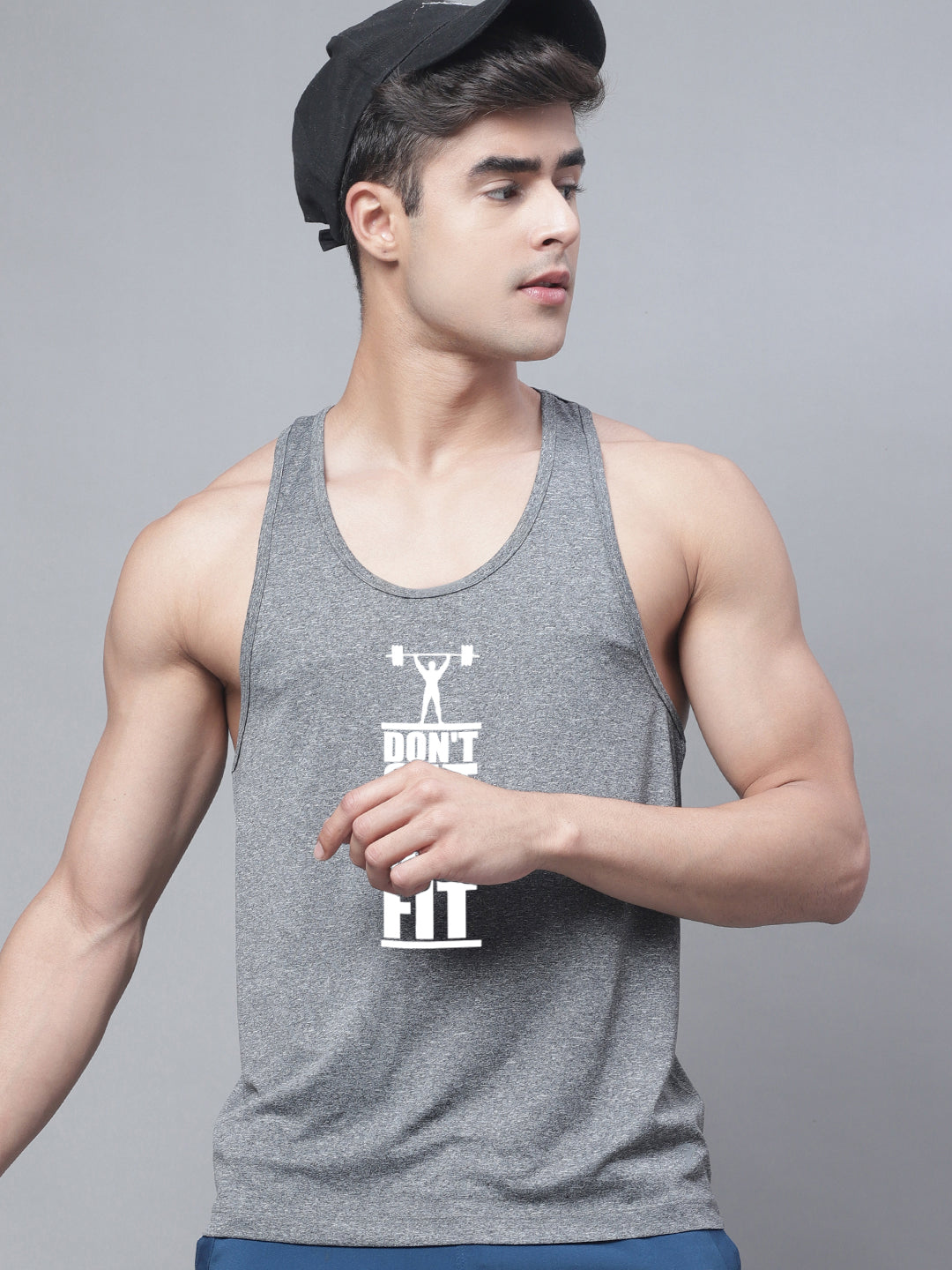 Sports Printed Regular Fit Polyster Vest - Friskers