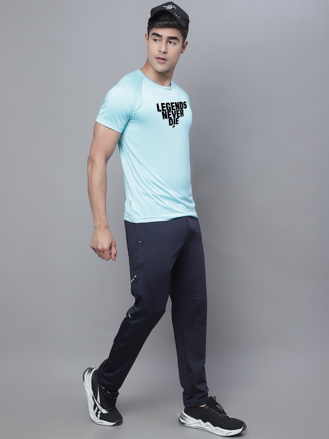 Men Printed Polyster Sports Training T-Shirt - Friskers