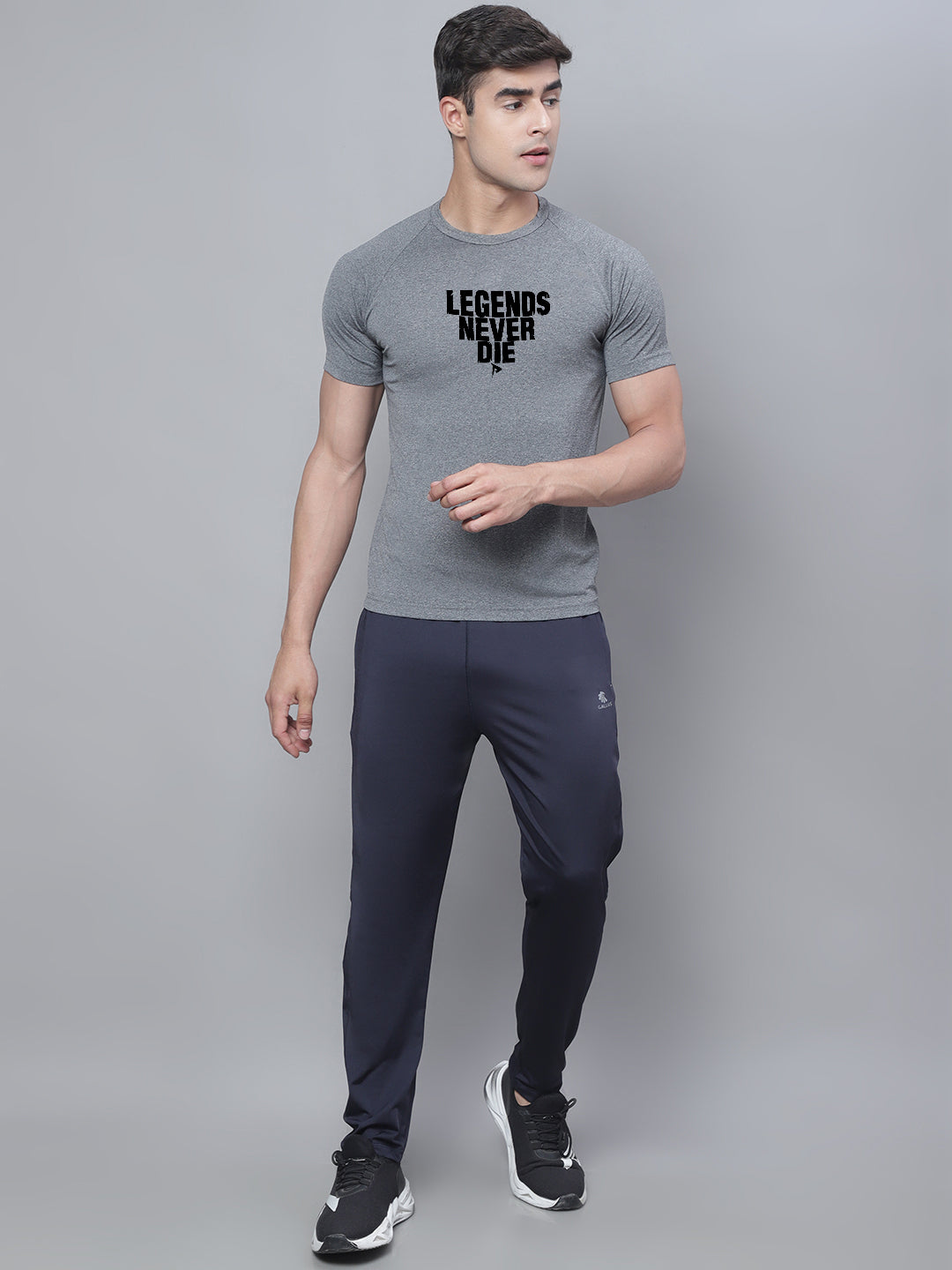 Men Printed Polyster Sports Training T-Shirt - Friskers