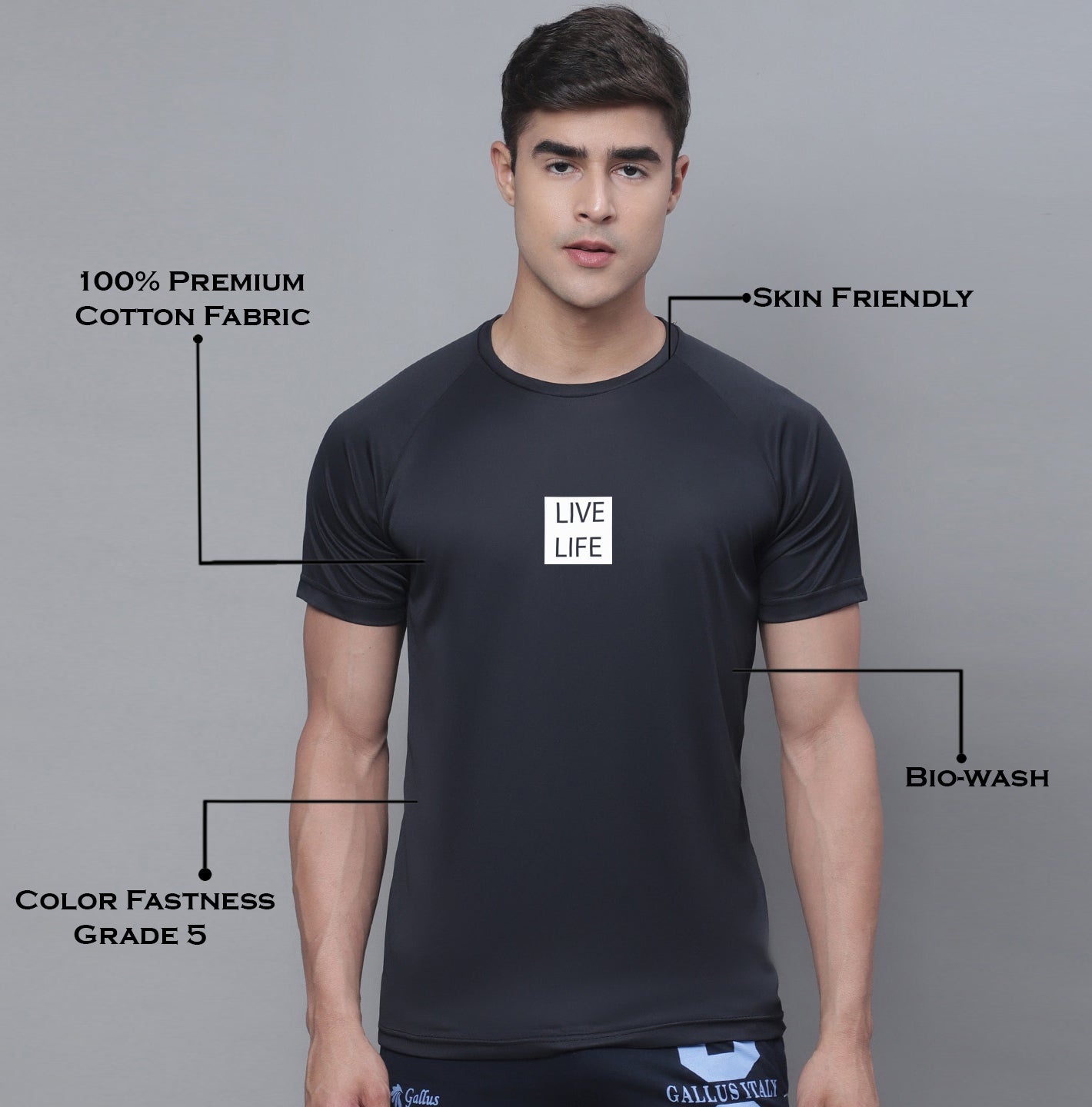 Sports Ultralyte Regular Fit Polyester T-Shirt - Friskers