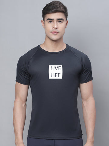 Sports Anti-Microbial Polyster Round Neck T-Shirt - Friskers