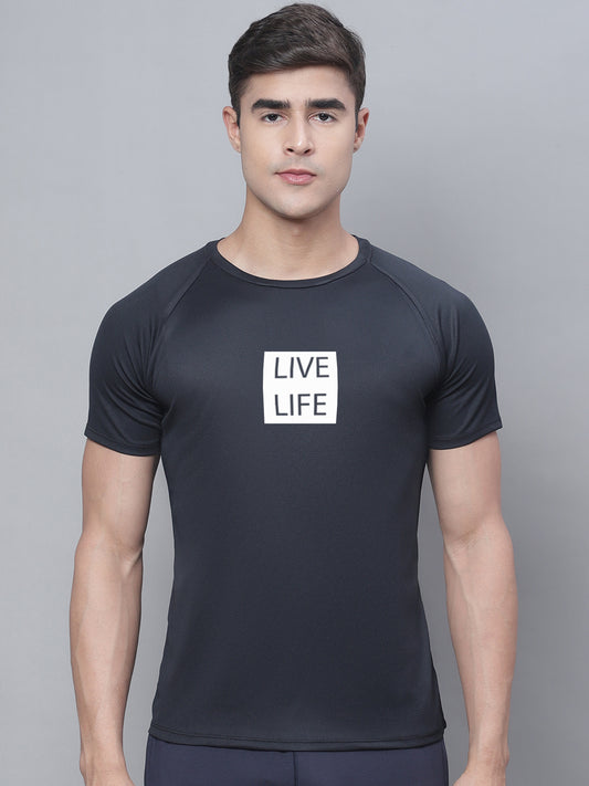 Sports Anti-Microbial Polyster Round Neck T-Shirt - Friskers