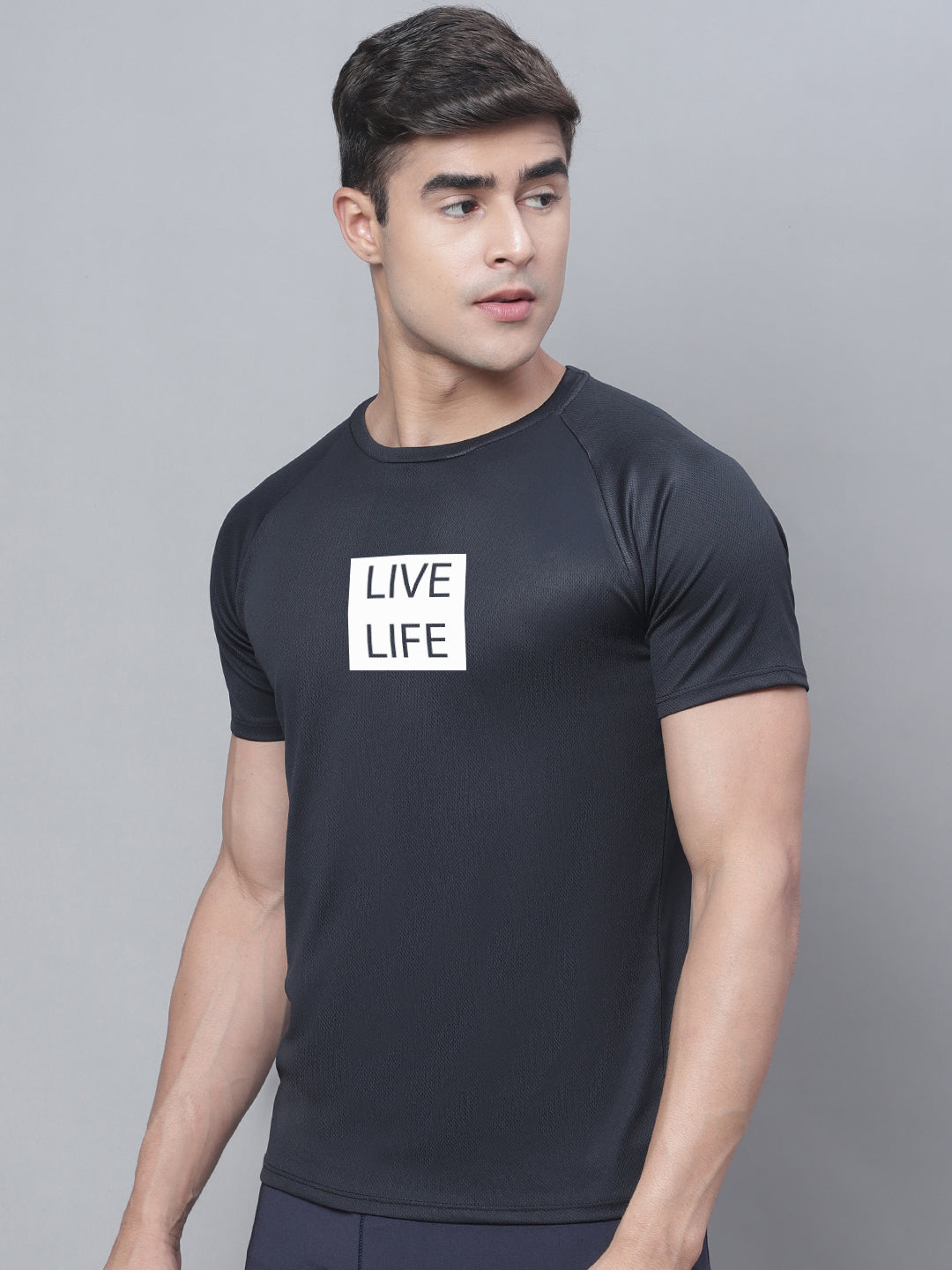 Sports Anti-Microbial Polyster Round Neck T-Shirt - Friskers