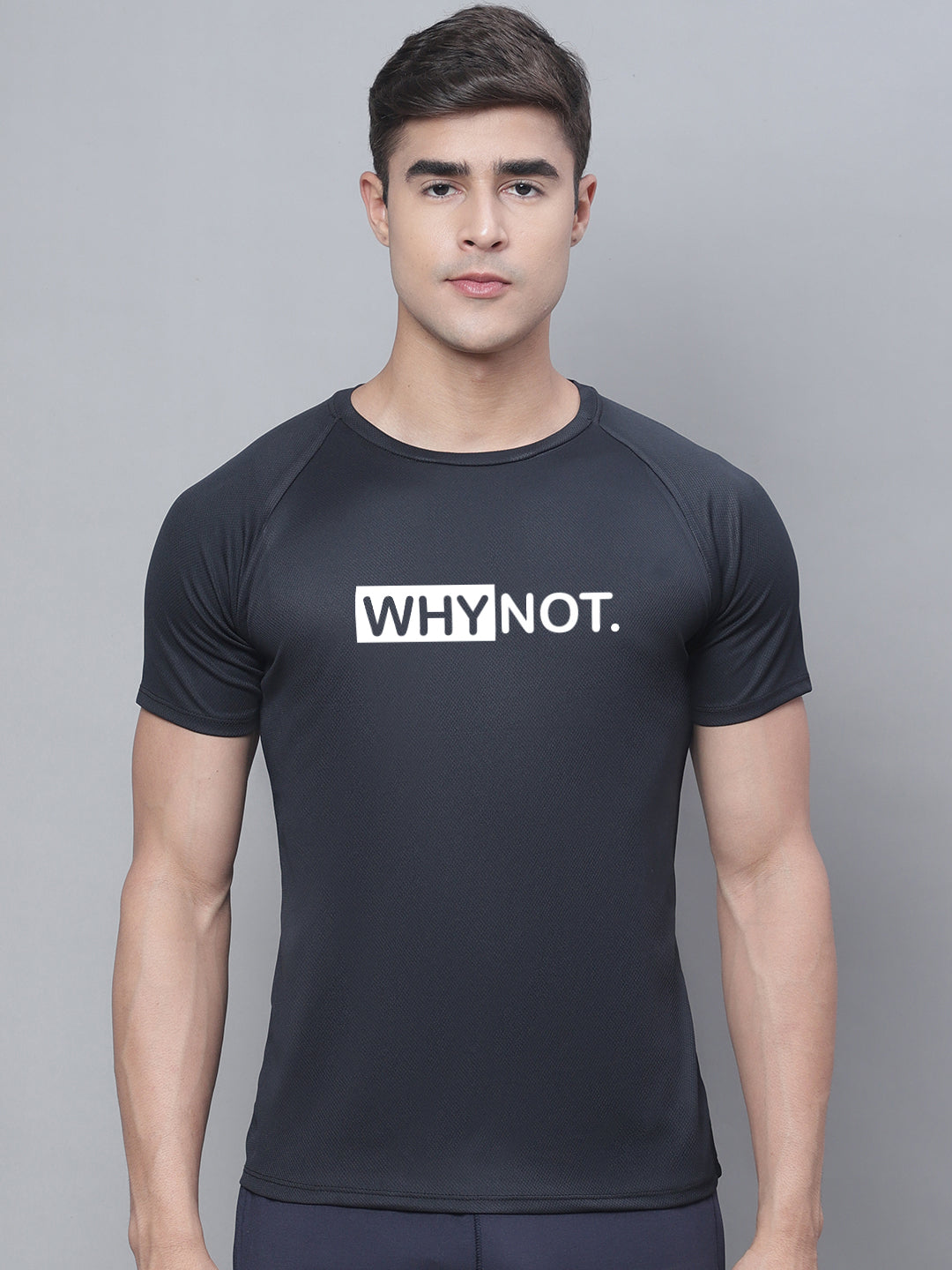 Men Printed Polyster Sports Running T-Shirt - Friskers