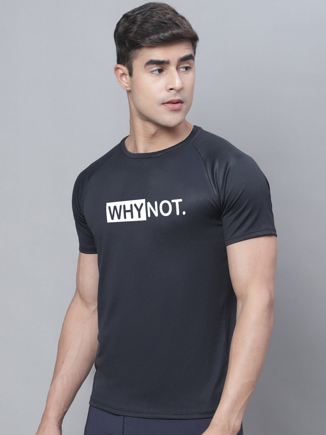 Men Printed Polyster Sports Running T-Shirt - Friskers