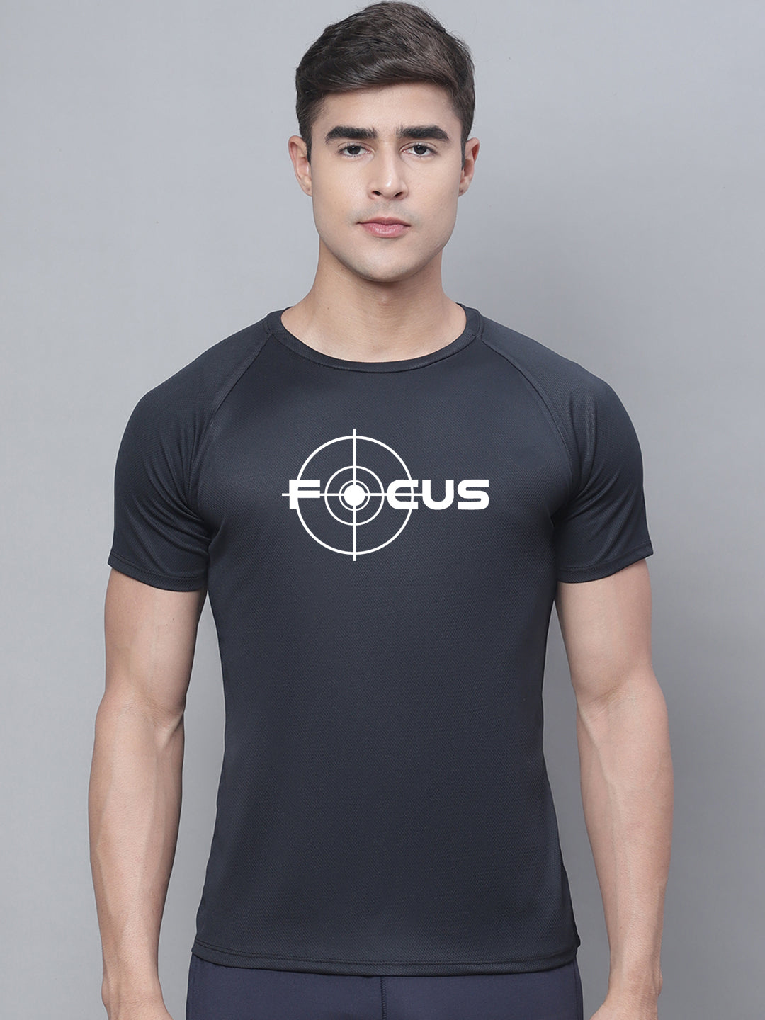 Men Printed Polyster Sports Running T-Shirt - Friskers