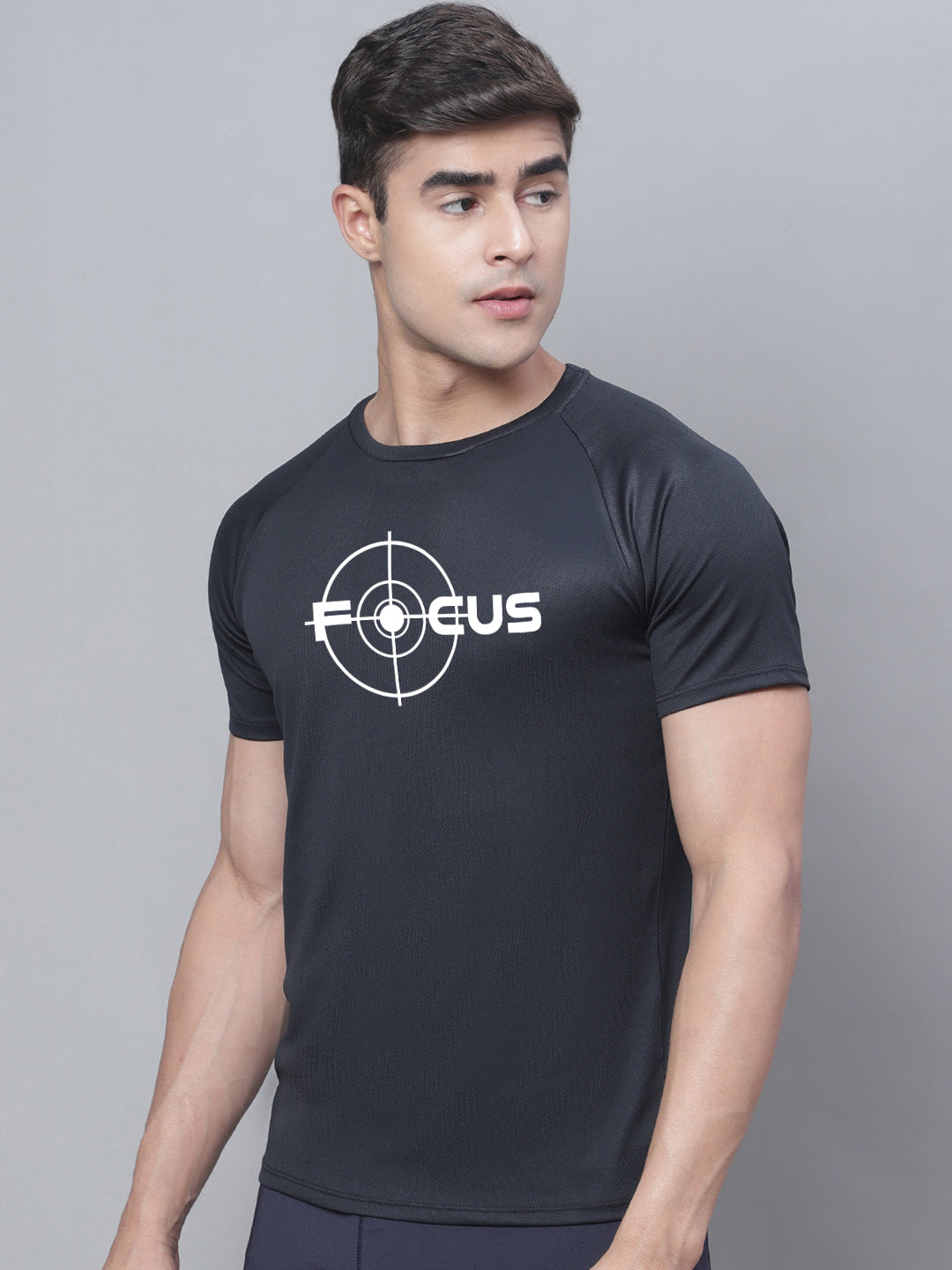 Men Printed Polyster Sports Running T-Shirt - Friskers