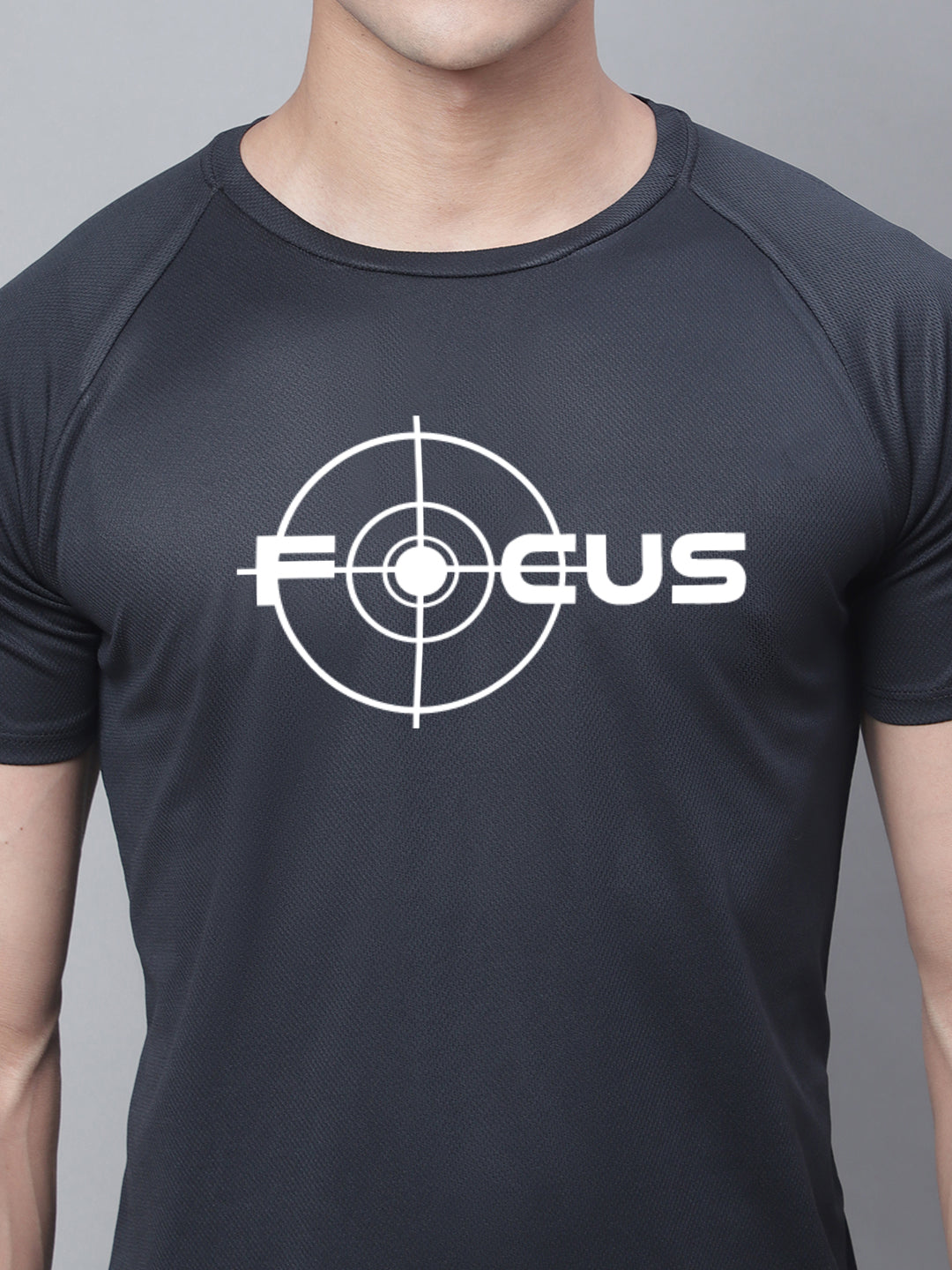 Men Printed Polyster Sports Running T-Shirt - Friskers