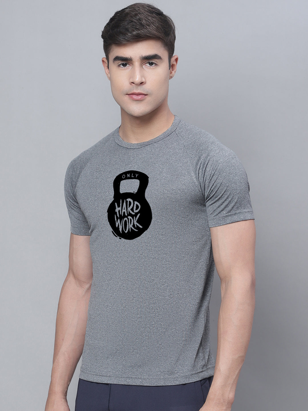 Men Printed Polyster Sports Training T-Shirt - Friskers