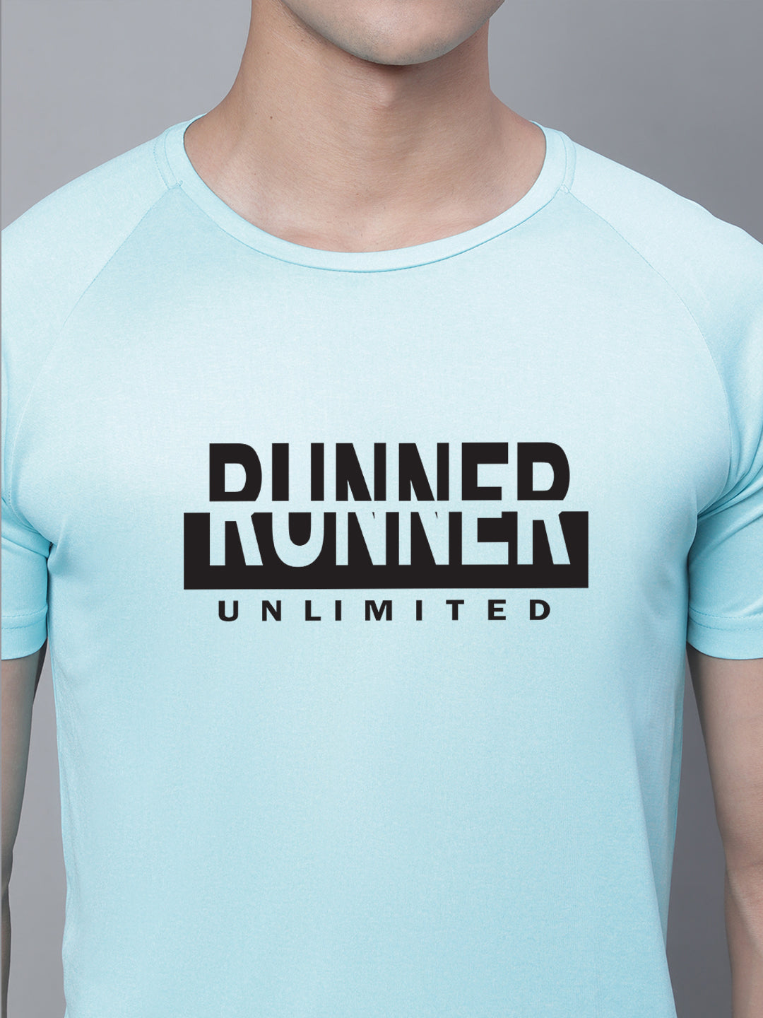 Men Printed Polyster Sports Training T-Shirt - Friskers