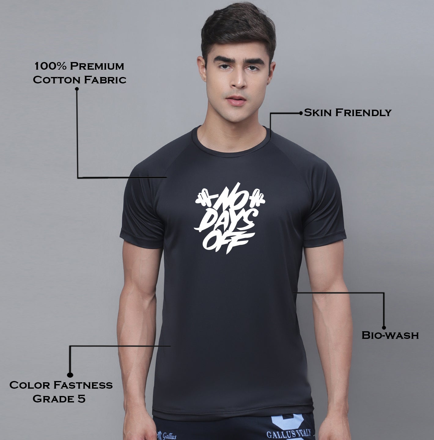 Men Running Rapid Dry Polyster T-Shirt - Friskers