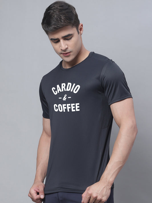 Men Cardio Rapid Dry Polyster Gym T-Shirt - Friskers